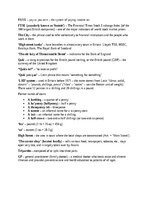 Summaries, Notes 'List of terms specific for the topic "Economy"', 2.