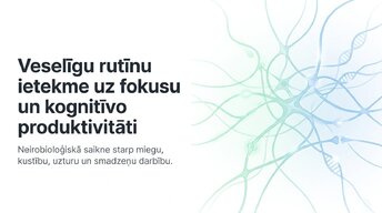 Presentations 'Veselīgu rutīnu ietekme uz fokusu un kognitīvo produktivitāti', 1.