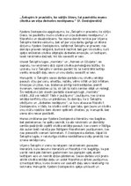 Essays '"Šekspīrs ir pravietis, ko sūtījis Dievs, lai pavēstītu mums cilvēka un viņa dvē', 1.