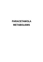 Research Papers 'Paracetamola metabolisms', 1.