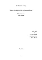 Research Papers 'Jāšanas sporta attīstība līdz karjerai', 1.
