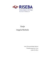 Essays 'Angela Merkele', 1.
