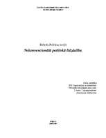Research Papers 'Nekonvencionālā politiskā līdzdalība', 1.