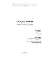 Research Papers 'Alternatīvā medicīna', 1.