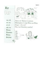 Summaries, Notes 'Burta "r" apguve latviešu valodas stundā 1.klasē', 10.