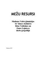 Research Papers 'Mežu resursi', 1.