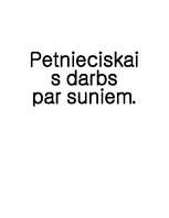 Research Papers 'Suņi', 1.