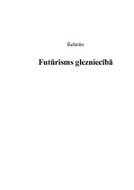 Research Papers 'Futūrisms', 1.