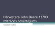 Term Papers 'Hārvestera "John Deere 1270D" izstrādes novērtējums', 75.