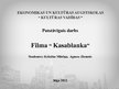 Presentations 'Filma "Kasablanka"', 1.