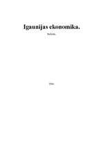 Research Papers 'Igaunijas ekonomika', 1.