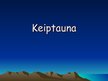 Presentations 'Keiptauna', 1.