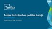 Presentations 'Ārējās tirdzniecības politika Latvijā', 1.