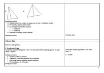 Summaries, Notes 'Matemātikas stundas konspekts. Tēma "Vienādsānu trijstūris"', 2.