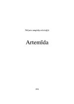 Summaries, Notes 'Sengrieķu mitoloģija - Artemīda', 1.