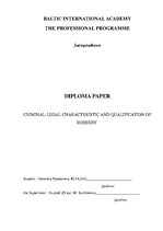 Term Papers 'Уголовно-правовая характеристика и квалификация разбоя', 5.