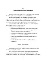 Practice Reports 'Pedagoģiskā procesa vērojumu prakse pirmsskolā un sākumskolā', 2.
