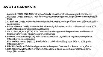 Presentations 'Mākslīgais intelekts un būvniecības nākotne', 11.