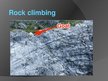 Presentations 'Rock climbing', 1.