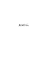 Research Papers 'Reklāma', 1.