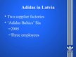 Presentations 'Business Activities of Adidas', 15.