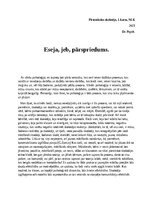 Essays 'Eseja, jeb, pārspriedums.', 1.