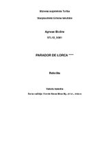 Summaries, Notes 'Hotel "Parador de Lorca"', 1.