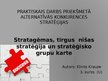 Presentations 'Stratagēmas, tirgus nišas stratēģijas un stratēģisko grupu karte', 1.