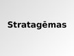 Presentations 'Stratagēmas, tirgus nišas stratēģijas un stratēģisko grupu karte', 2.