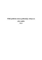Research Papers 'PSRS publiskā sektora politizācija: cēloņu un seku analīze', 1.