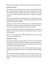 Essays 'How fashion influences teenagers', 4.