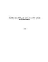 Research Papers 'Baltijas valstu 2004.gada makroekonomisko rādītāju salīdzinoša analīze', 1.