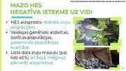 Presentations 'Latvijas HES un to ietekme uz vidi', 22.