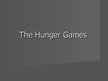 Presentations '"The Hunger Games" by Suzanne Collins', 1.
