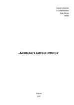 Research Papers 'Krusta karš Latvijas teritorijā', 1.