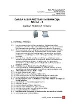 Samples 'Darba aizsardzības instrukcija darbam ar biroja tehniku', 1.