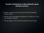 Presentations 'Tourism Situation in New Zealand', 6.