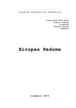 Research Papers 'Eiropas Padome', 1.