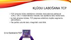 Presentations 'TCP protokols', 7.