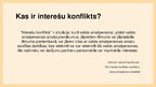 Presentations 'Interešu konflikts', 3.