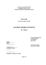 Research Papers 'Laulības tiesību institūts (10-20.gs.)', 1.