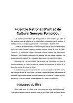 Research Papers 'Patrimoin culturel francais. Paris ', 3.