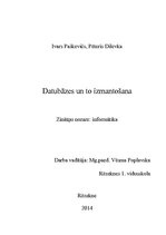 Research Papers 'Datubāzes', 1.
