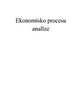 Summaries, Notes 'Ekonomisko procesu analīze', 1.