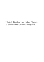 Research Papers 'United Kingdom and Other Western Countries on Background of Emigration', 1.