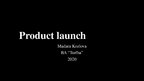 Presentations 'Product Launch', 1.