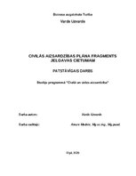 Summaries, Notes 'Civilā aizsardzības plāna fragments Jelgavas cietumam', 1.