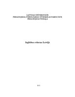 Research Papers 'Izglītības reforma Latvijā', 1.