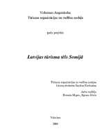 Research Papers 'Latvijas tūrisma tēls Somijā', 1.
