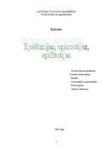 Research Papers 'Epidēmijas, epizootijas, epifitotijas', 1.
